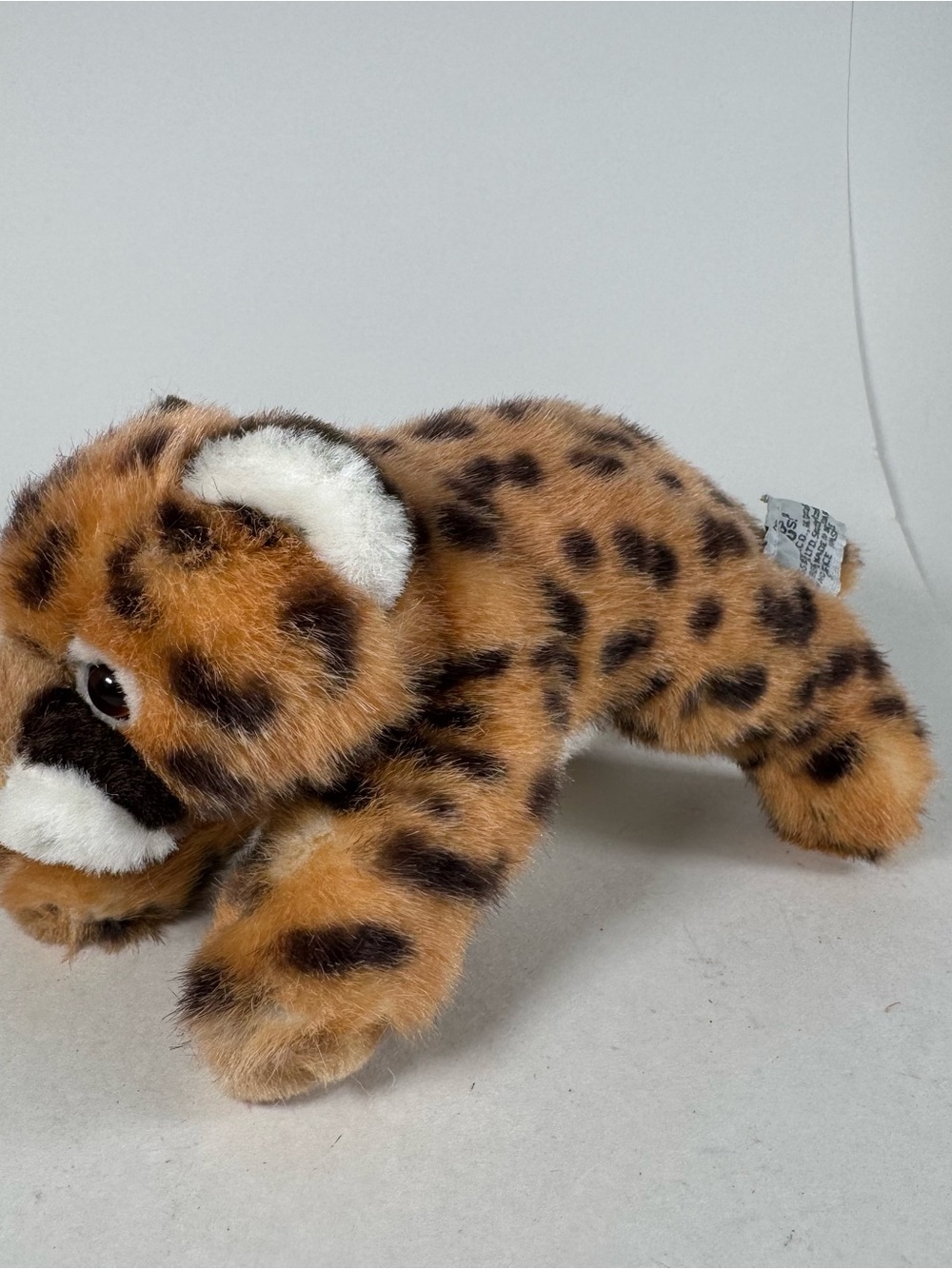 Russ Berrie Plush Cheetah Leopard 8" Brown Spots Stuffed Animal Toy